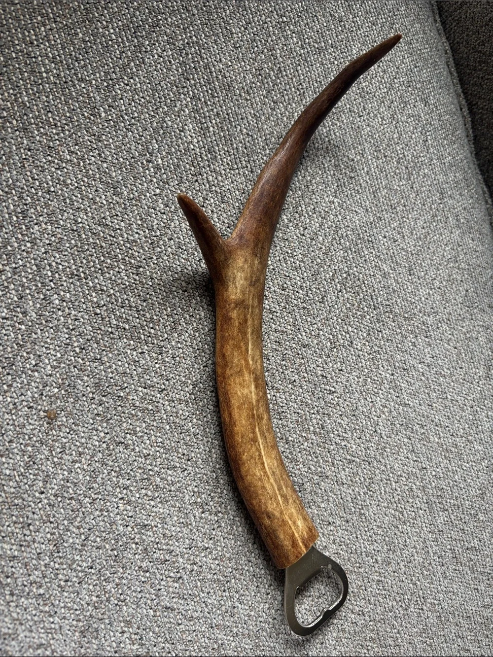 Antler Handle Bottle Opener - Natural Brown